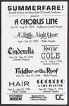 A Chorus Line by MusicalFare Theatre